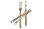 Cook'in Garden - Set accessoires Spatel, Tang en Vork met houten handvat 